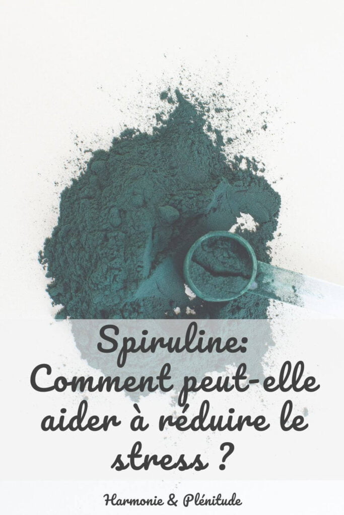 spiruline réduire stress