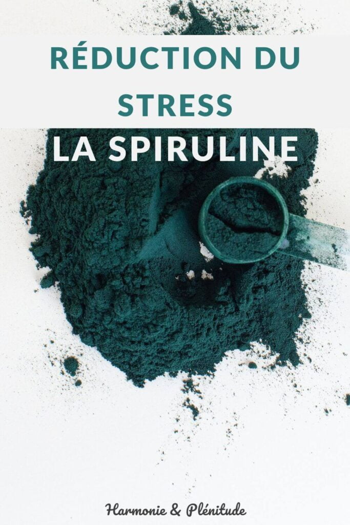réduction stress spiruline