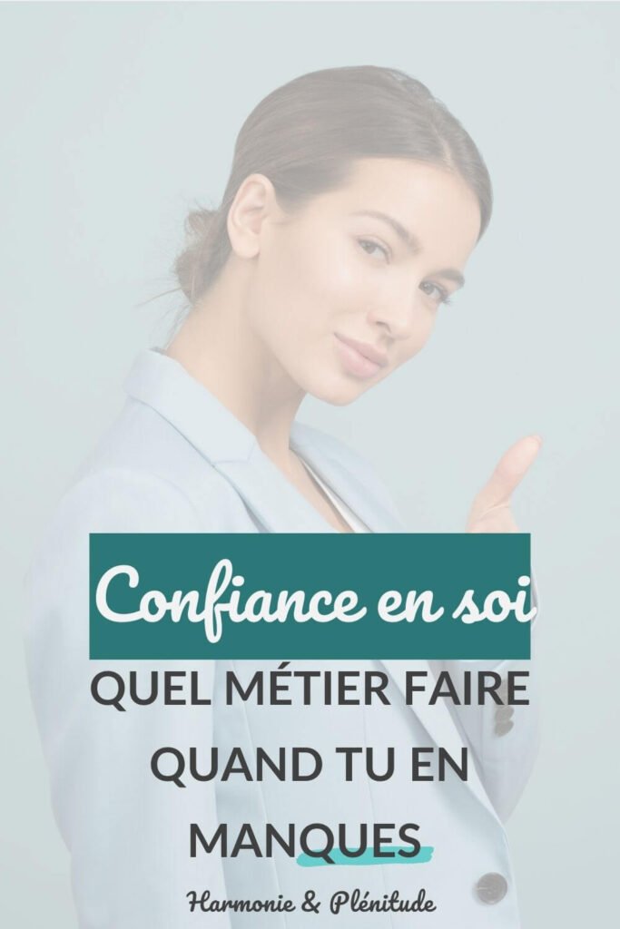 confiance en soi métier