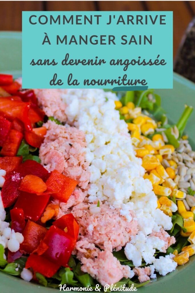 manger sain sans devenir angoissée
