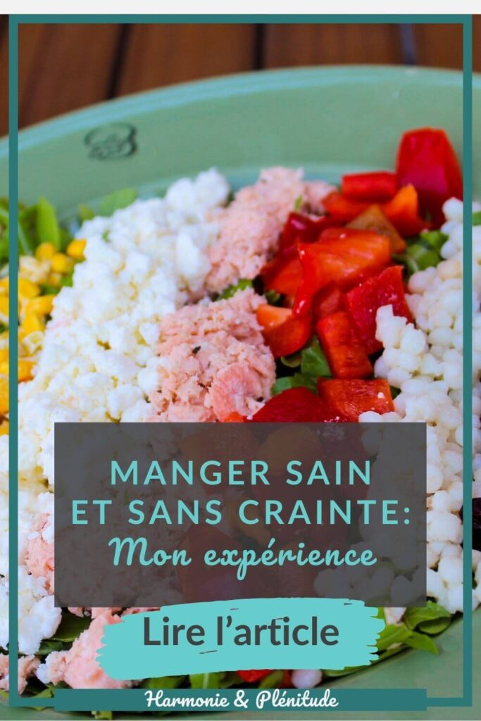 Manger sain et sans crainte