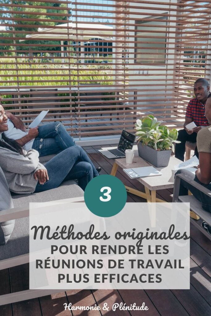 réunions travail efficaces