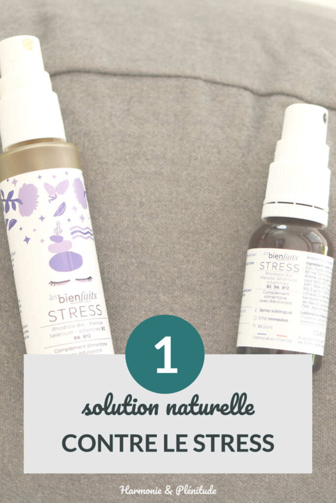 solution naturelle contre le stress spray