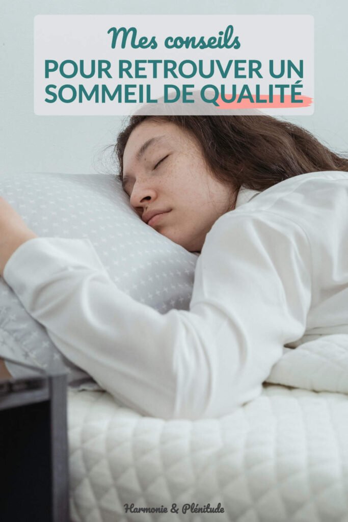 conseils retrouver sommeil qualite