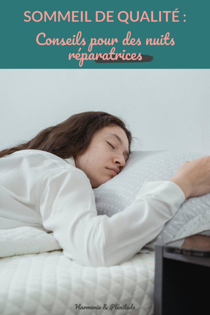 sommeil qualité conseils