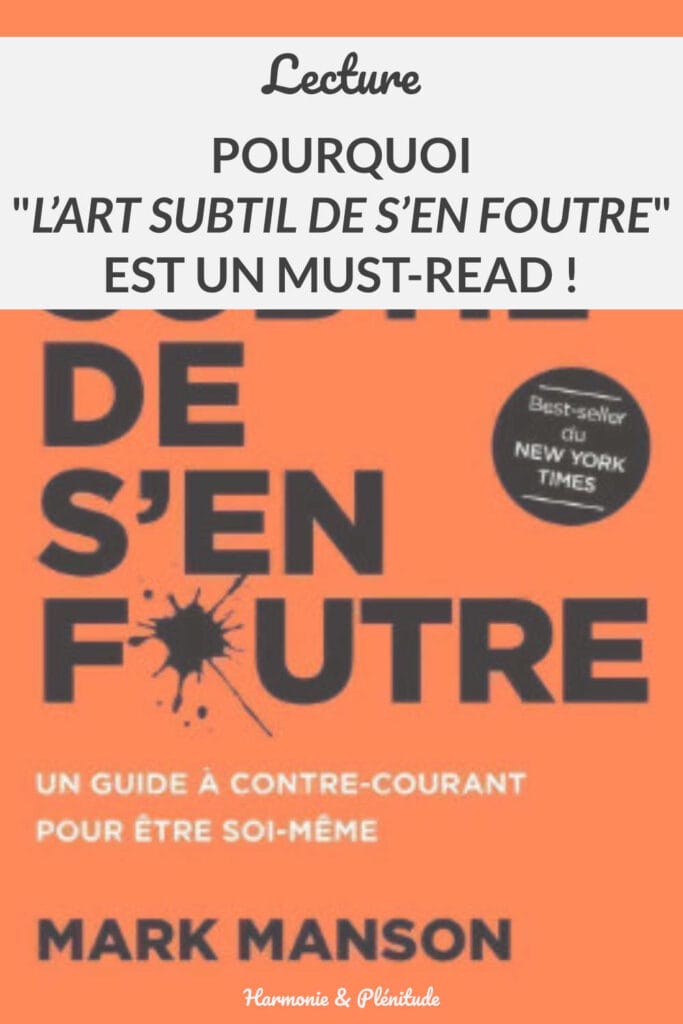 lecture art subtil de s'en foutre